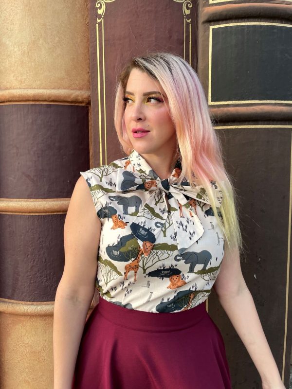 Burgundy Skater Skirt - Image 5