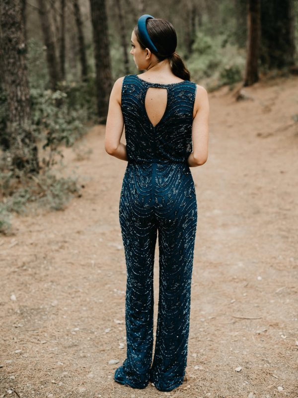 ALBA JUMPSUIT TEAL - Image 3