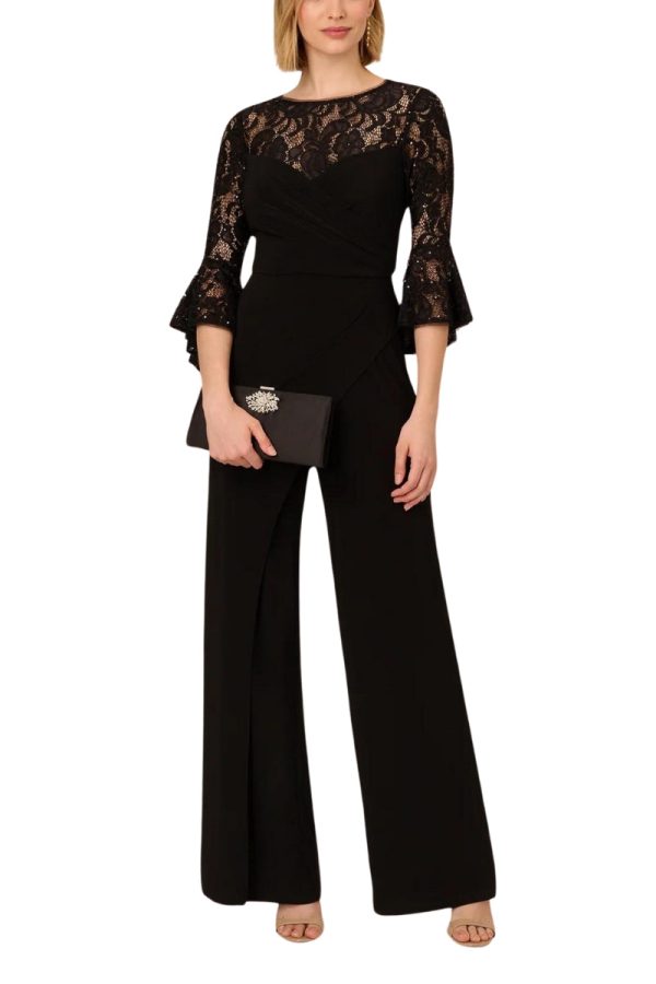 Jersey Lace Jumpsuit – Versatile Comfort & Ruffled Detail - Image 2
