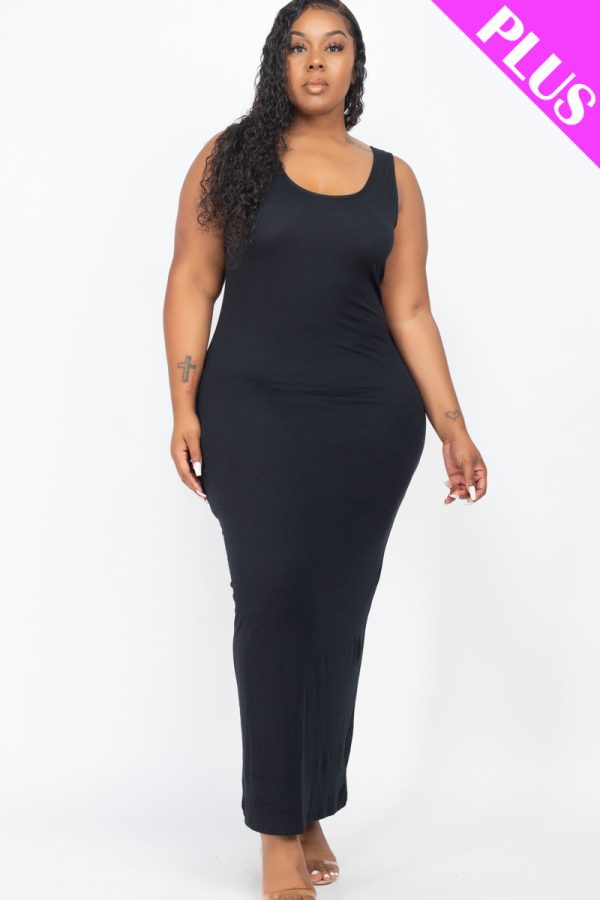 Plus Size Solid Basic Maxi Dress (CAPELLA) - Image 6