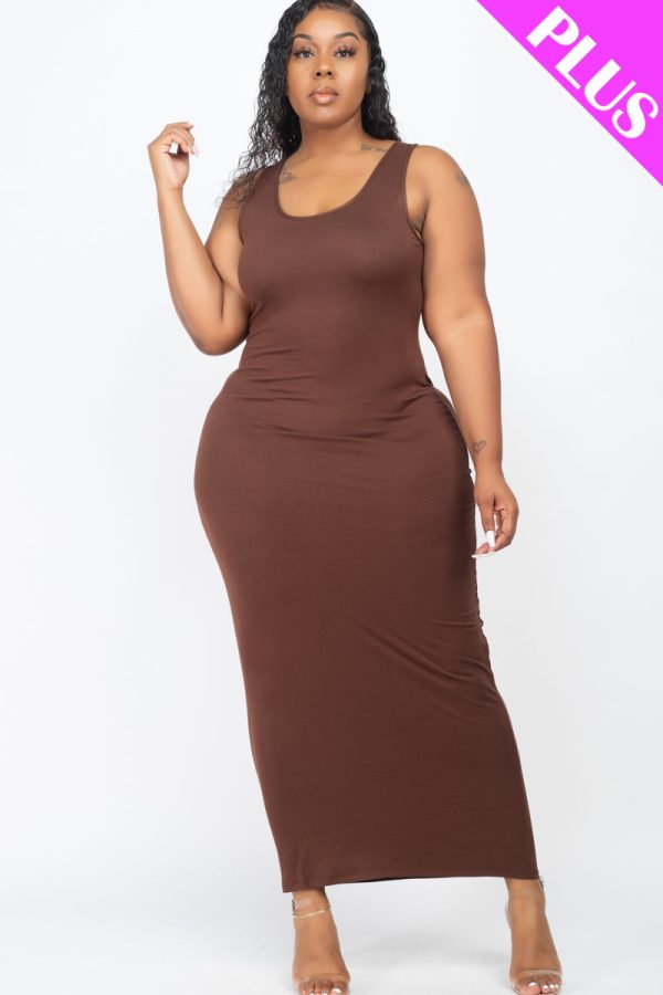 Plus Size Solid Basic Maxi Dress (CAPELLA) - Image 11