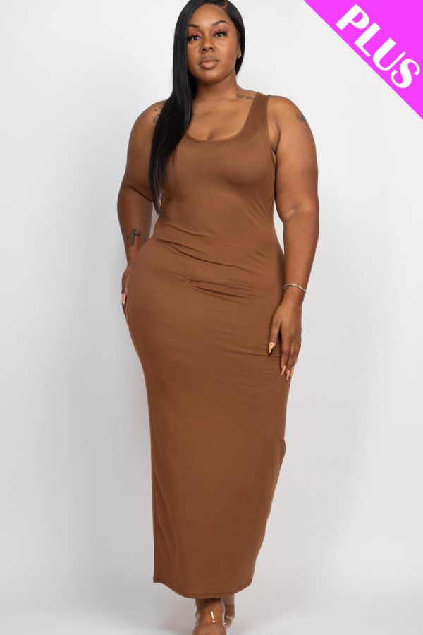 Plus Size Solid Basic Maxi Dress (CAPELLA) - Image 12