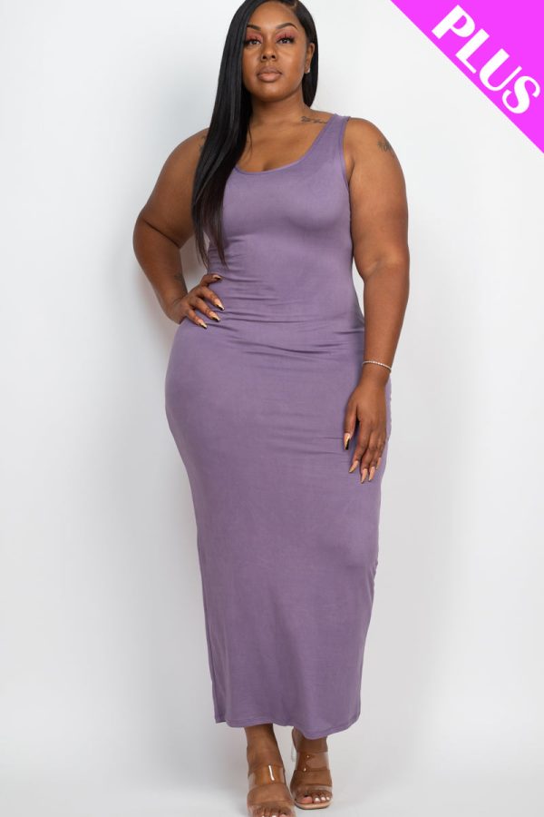 Plus Size Solid Basic Maxi Dress (CAPELLA) - Image 19