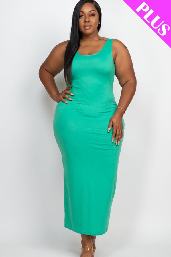 Plus Size Solid Basic Maxi Dress (CAPELLA) - Image 21