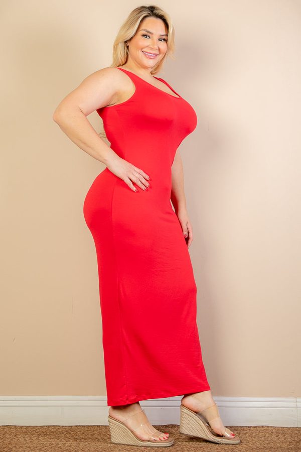Plus Size Solid Basic Maxi Dress (CAPELLA) - Image 3