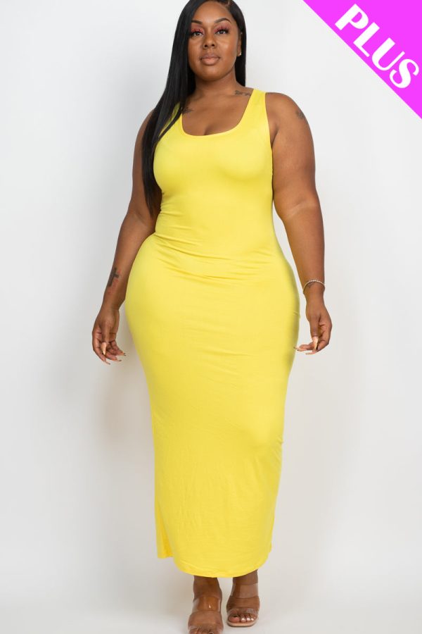 Plus Size Solid Basic Maxi Dress (CAPELLA) - Image 42