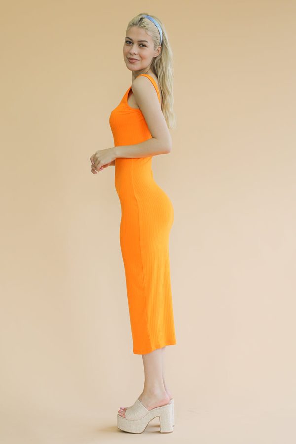 Ribbed Open Back Sleeveless Maxi Dress (CAPELLA) - Image 2