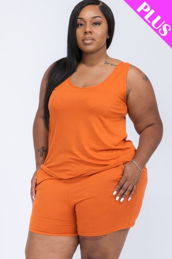Plus Comfy Tank Top & Shorts Set (CAPELLA) - Image 23