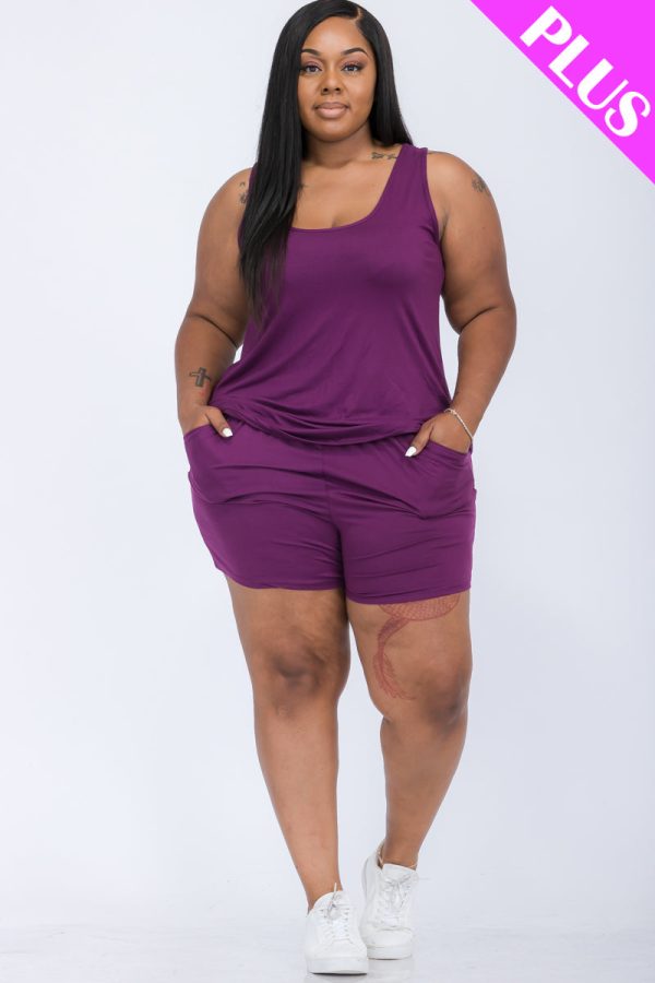 Plus Comfy Tank Top & Shorts Set (CAPELLA) - Image 5