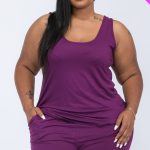 Plus Comfy Tank Top & Shorts Set (CAPELLA)