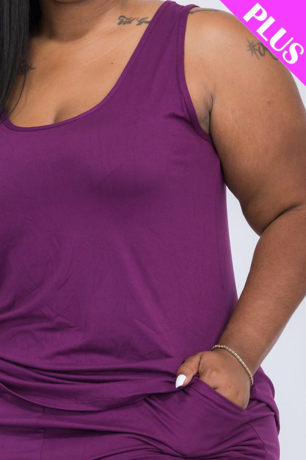 Plus Comfy Tank Top & Shorts Set (CAPELLA) - Image 4