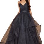 Sparkling Full-Length Formal Ball Gown – Sequin A-Line