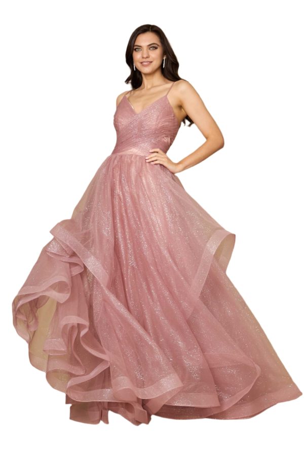 Sparkling Full-Length Formal Ball Gown – Sequin A-Line - Image 32