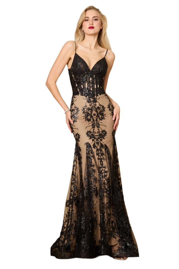 Corset-Style Gown: Structured Bodice for Hourglass Perfection - Image 50