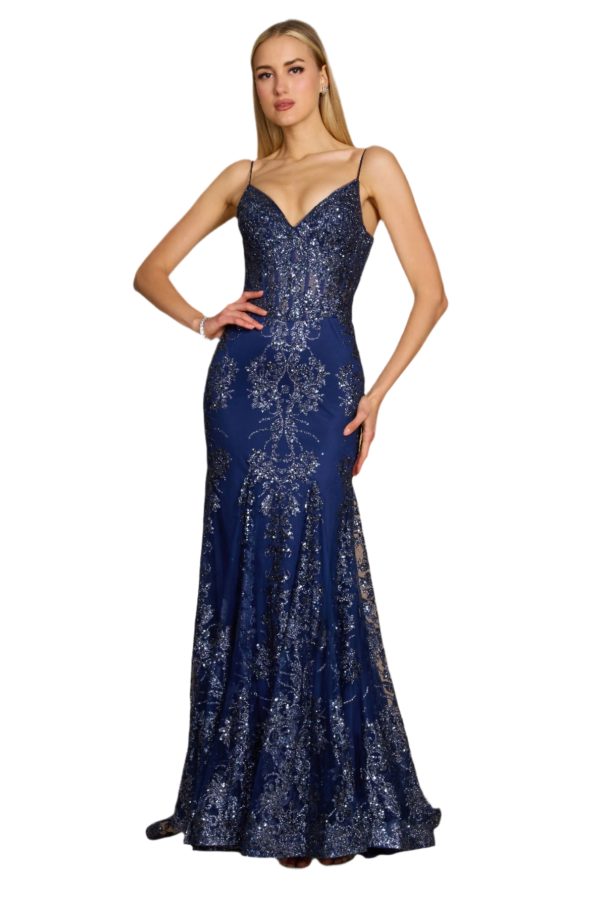 Full Length Formal Gown – Silk Chiffon & Corset Bodice - Image 5