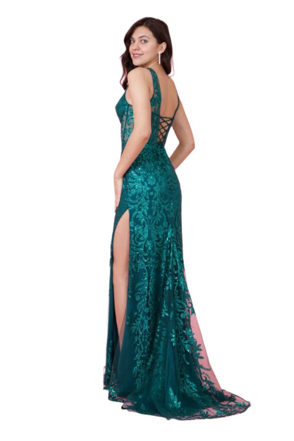 Sequin corset bodice: Sheer Mermaids with Sparkling Detail - Image 4