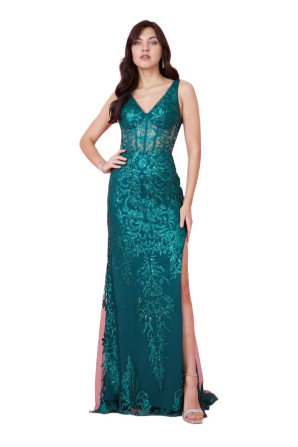 Sequin corset bodice: Sheer Mermaids with Sparkling Detail - Image 8