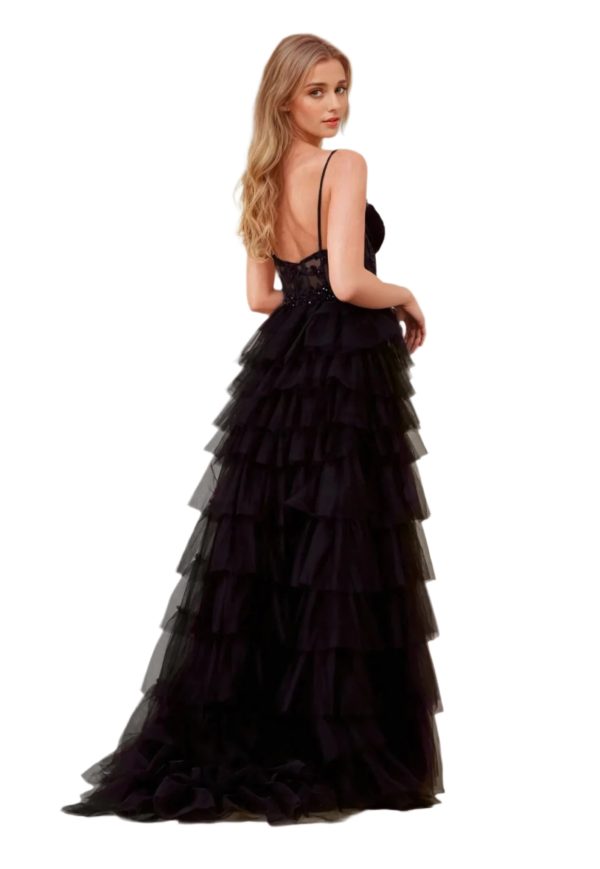 Fuchsia Corset Style: Structured Bodice, Volumetric Skirt - Image 2