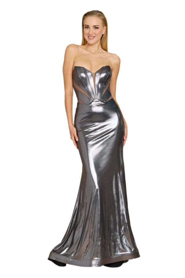 Full-Length Corset-Style Mermaid – Structured Waist & Sweeping Train - Image 30