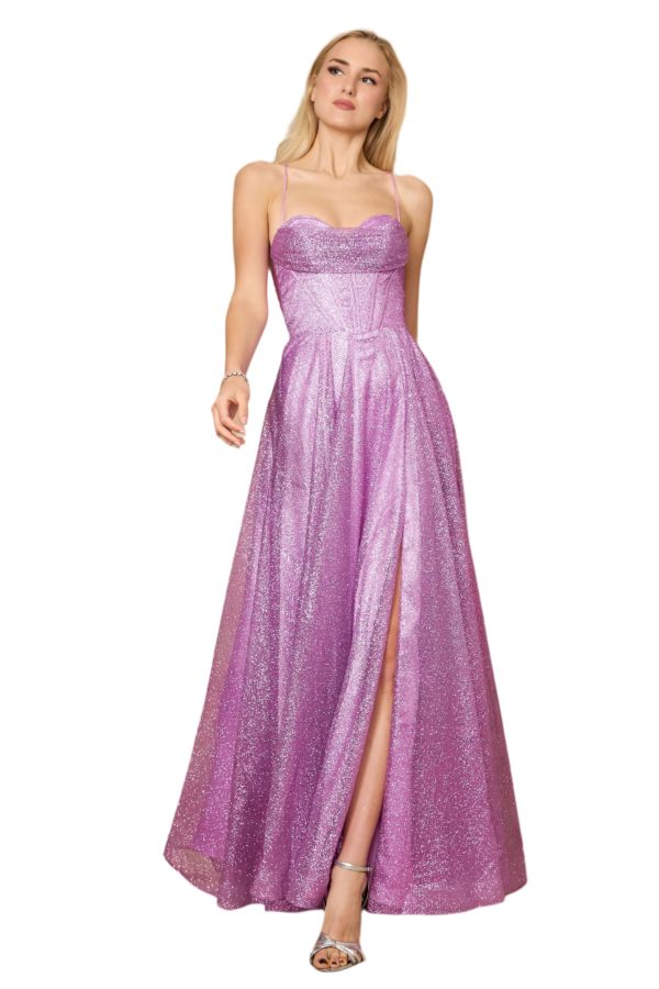 Sparkling Cowl Corset: Sequin‑Studded Prom Dress - Image 58