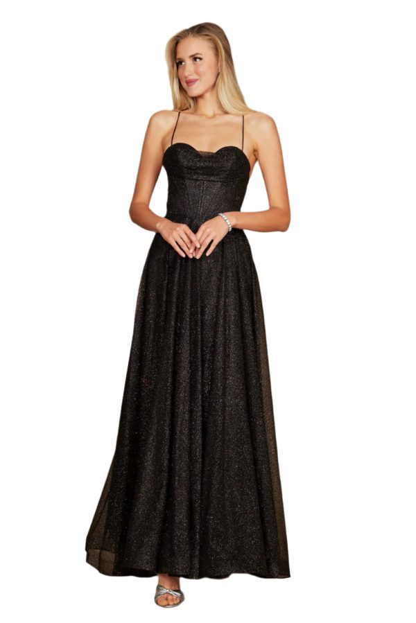 Sparkling Cowl Corset: Sequin‑Studded Prom Dress - Image 8