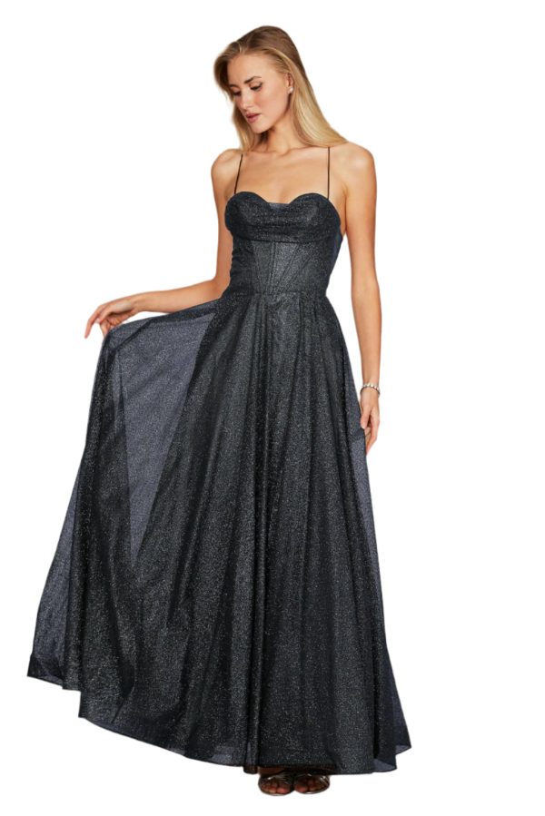 Sparkling Cowl Corset: Sequin‑Studded Prom Dress - Image 31