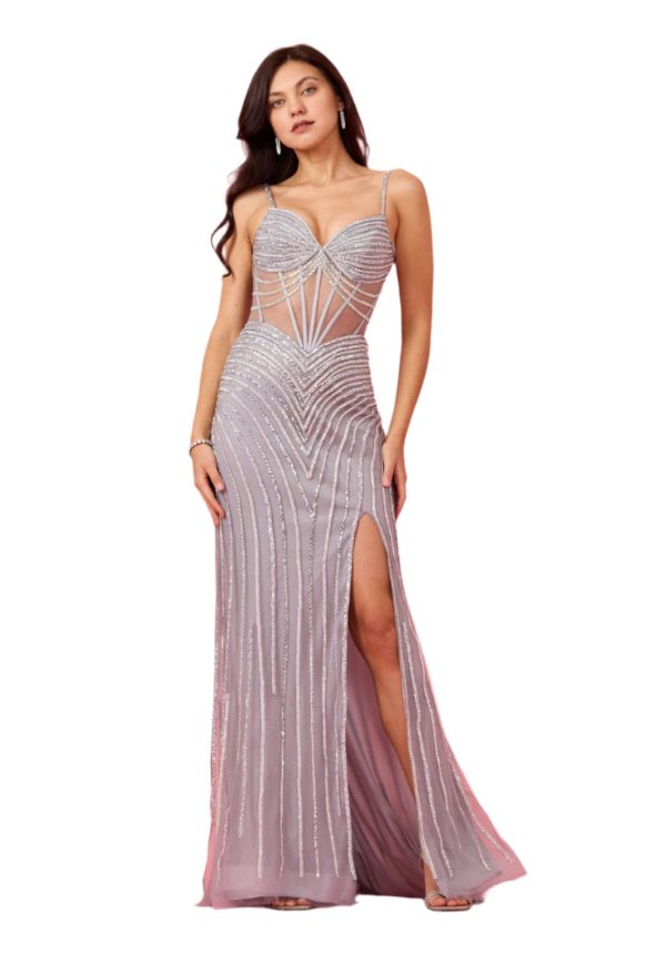 Fully Sequin Corset: Mermaid Silhouette & Adjustable Comfort - Image 2
