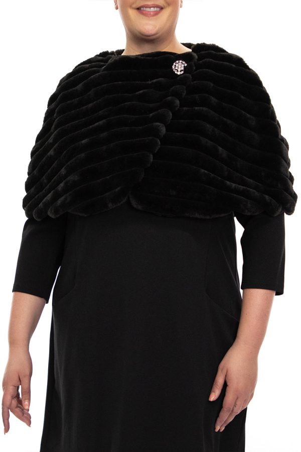 faux fur capelet – Cozy, Sustainable Style for Any Look - Image 10