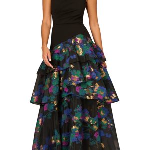 Aidan Mattox Gown: Stunning Best Tiered Floral Dress