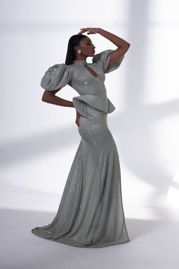 Structured Glitter Dress – Tailored Sparkle from NYC - Image 2