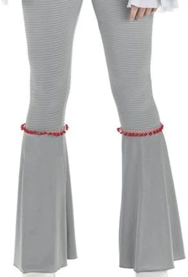 Pennywise Woman Costume – Ruffled Collar & Flared Trousers - Image 3