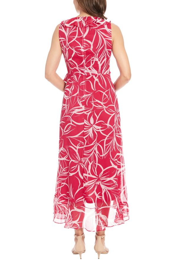 London Times Dress: Flirty V‑Neck & Lightweight Chiffon - Image 2
