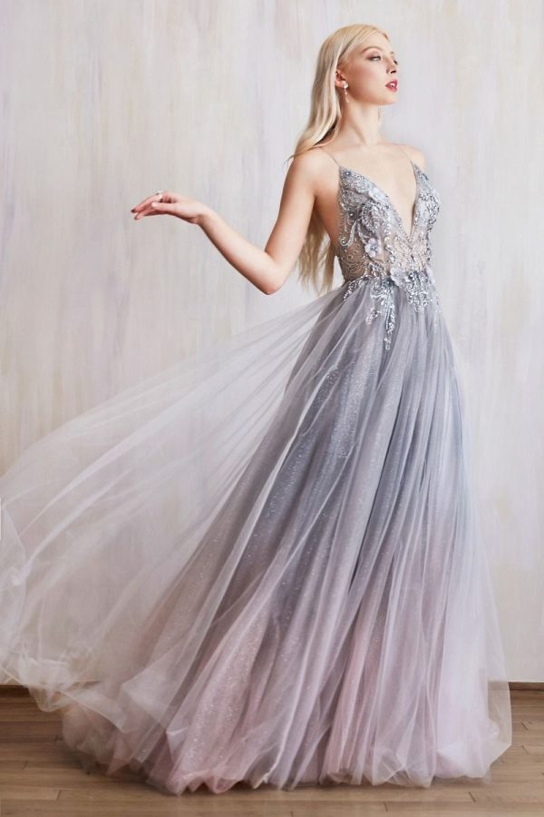 Beaded Bodice: Hand‑Placed Sequins & Ombre Tulle Elegance - Image 6