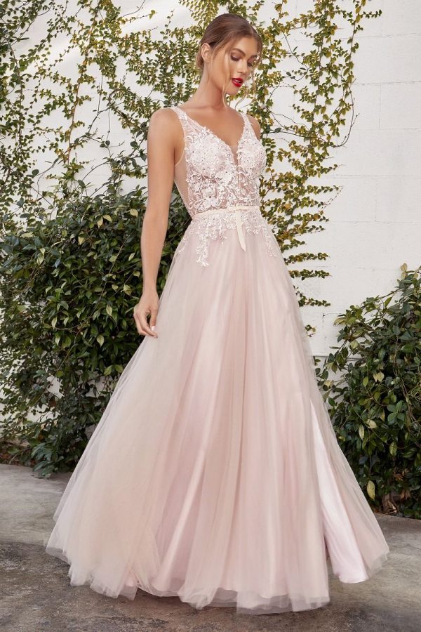 Tulle A‑Line Dress – Lightweight Lace & Sparkle at Budget Price - Image 2