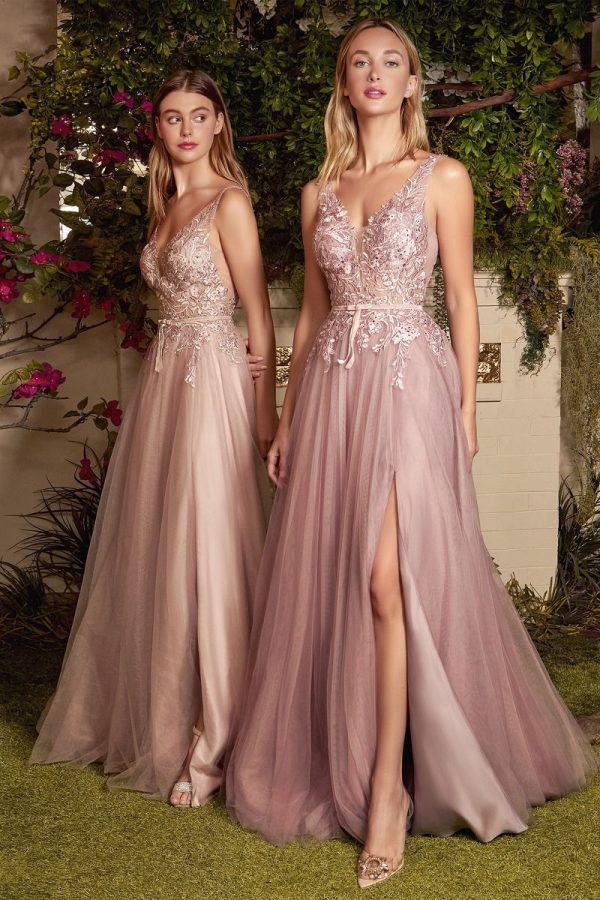 Tulle A‑Line Dress – Lightweight Lace & Sparkle at Budget Price