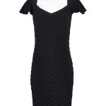 Adrianna Papell Dress: Sheath Cut + Practical Zipper for Events