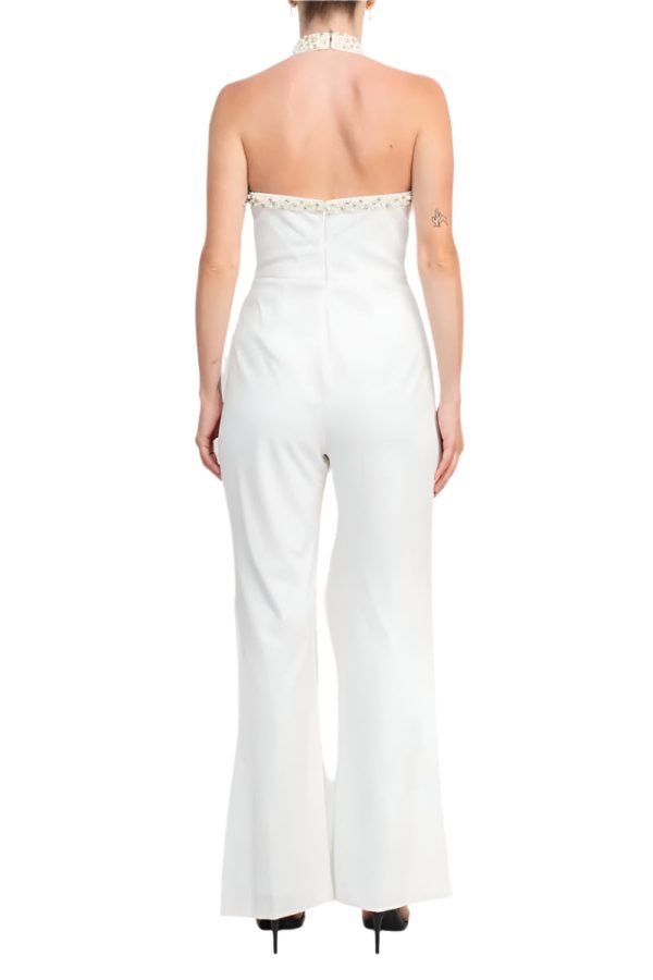 Adrianna Papell Jumpsuit – Halter Sequin Elegance Work & Night - Image 3