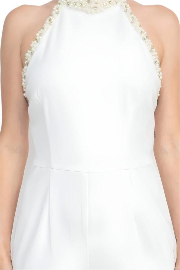 Adrianna Papell Jumpsuit – Halter Sequin Elegance Work & Night - Image 4