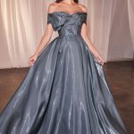 off‑the‑shoulder ball gown – organza drama for galas