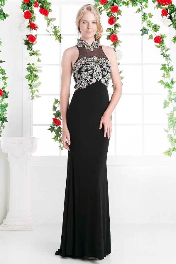 lace bodice dress – Stretch‑knit mermaid silhouette with lace details - Image 5