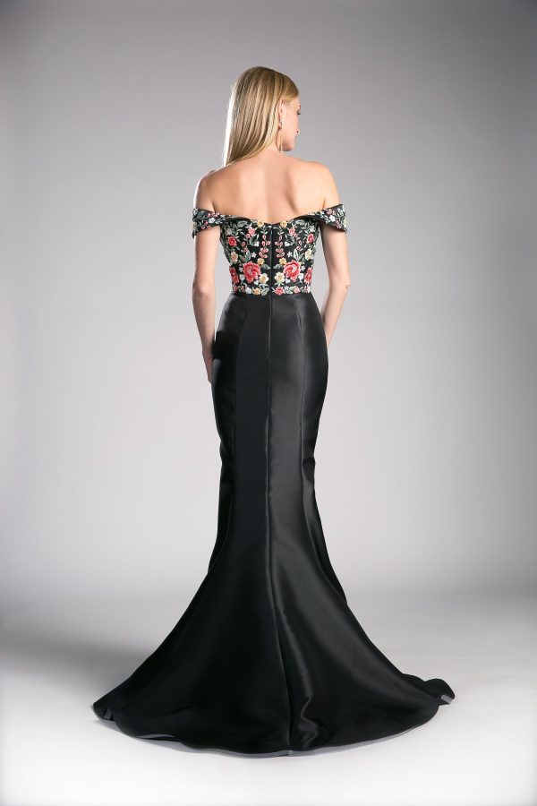 Mermaid dress with dropped shoulders – Off‑shoulder elegance - Image 3