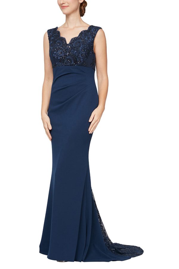 V neck sleeveless dress – breathable luxury for weddings