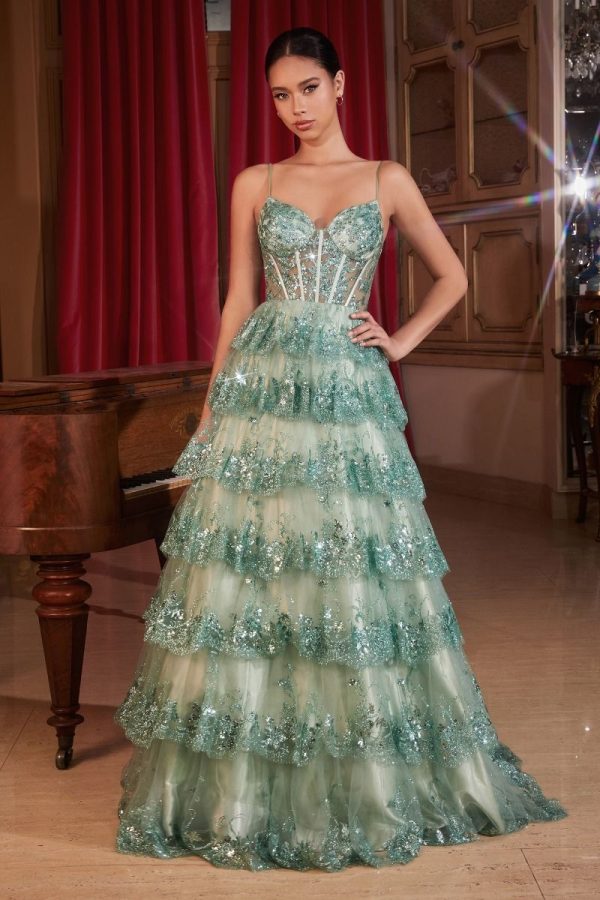 Sequin Ruffled Skirt – Sparkling Movement & Effortless Comfort - Image 3