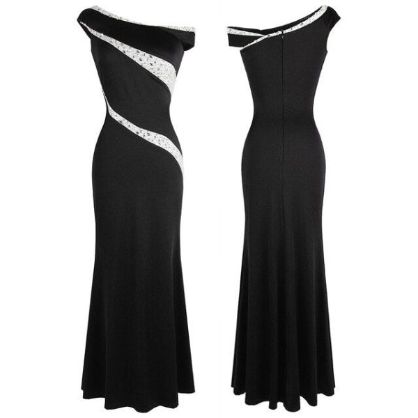 Cap Sleeve Beading: Floor‑Length Mermaid Dress Sparkle - Image 4