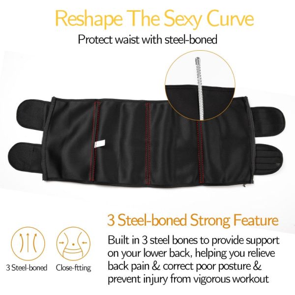 Women Waist Trainer Neoprene Body Shaper Belt Slimming Sheath Belly Reducing Shaper Tummy Sweat Shapewear Workout Shaper Corset - Image 5