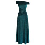 Off Shoulder Pleated Evening Dresses – A‑Line & Budget Style