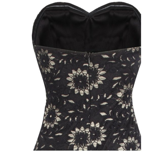 Strapless Floral Lace Gown – Floor‑Length Elegance for Galas - Image 5