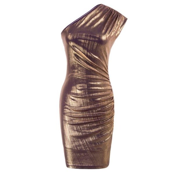 One-Shoulder Dress – Hips‑Wrapped with Anti‑Slip Silicon - Image 37