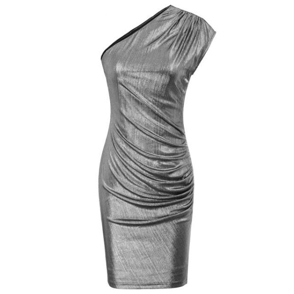 One-Shoulder Dress – Hips‑Wrapped with Anti‑Slip Silicon - Image 16