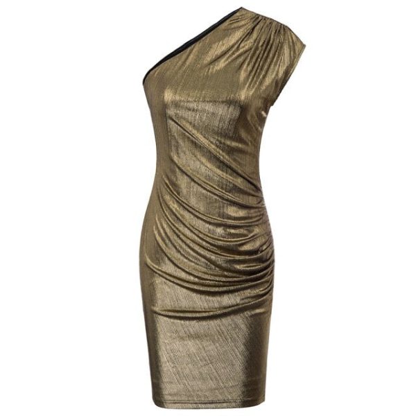 One-Shoulder Dress – Hips‑Wrapped with Anti‑Slip Silicon - Image 50